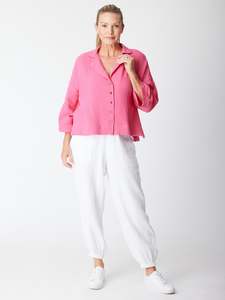 Cordelia St 1: Cordelia St | Bonded Cloth Top - Fuchsia