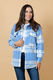 Charlo | Vine Shacket - Blue/White