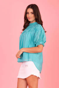 Charlo: Charlo | Abby Top Aqua