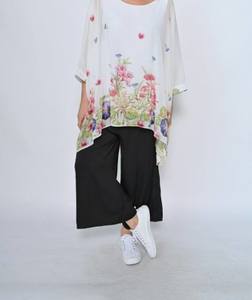 Pant: Wide Leg Satin Pant - Black