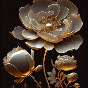 Catalog: Mint By Michelle - Golden Bloom 2 Tissue paper