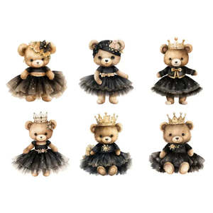 Catalog: White Cloud Transfer -Tutu Bears