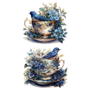 Catalog: White Cloud Transfer - Vintage Tea Cups 1