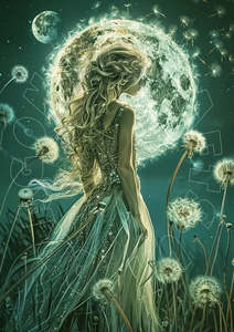 Dragon Fly: Dandelion Moon 1 - Rice Paper