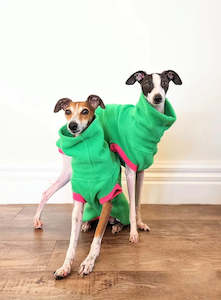 Medium Sleeveless: STYLECOM.NZ • Lime Green Dog Sleeveless Top • Size M