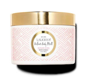 Skin Body Gift Packs: LALICIOUS ~ Velour Body Melt Moisturiser 226g ~ SUGAR KISS