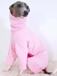 STYLECOM.NZ • NZ Designer Dog Pajamas - Light Pink • Size M
