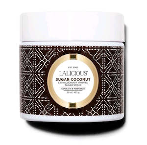 LALICIOUS ~ Whipped Sugar Body Scrub ~ SUGAR COCONUT 453g