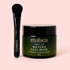 MALSEA- Matcha Mask Bundle Set – Natural Hydrating Face Treatment NZ