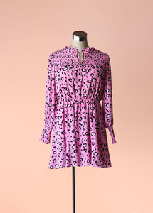 Stella Royal - Ava Pink Leopard Dress, Size 16-18 - Styled in Seconds