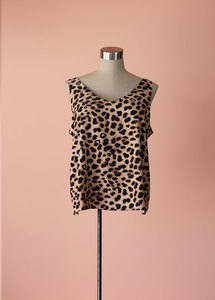 Lorraine - Leopard Cami, Size 16-18 - Styled in Seconds