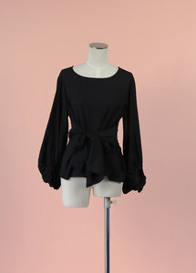 Products: Dotti - Balloon Sleeve Tie Top, Size 6 - Styled in Seconds