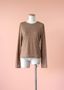 Shein - Camel Longsleeve Top, Size 12-14 - Styled in Seconds