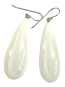 Colourful Statements Earrings: 40105289037Q00 COLOURFUL STATEMENT White short hook