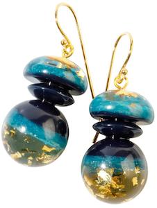 Wila Fashion Jewellery Zsiska Colourful Jewellery: 4410501TEALQ00 PHILO teal short hook