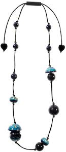 Wila Fashion Jewellery Zsiska Colourful Jewellery: 4410102TEALQ14 PHILO teal adj