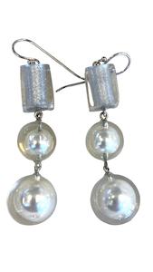 Bubbling Pearls: 23405011PS01Q00 VINTAGE PEARLS silverpearl stud