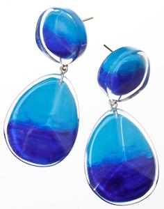 3410501BLUEQ00 SORA blue stud