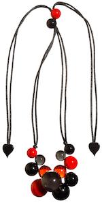 1190103BREDQ14 BOLAS black/red adj