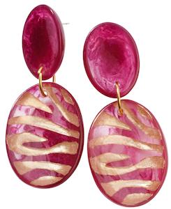 Lilith New: 4430501PINKQ00 LILITH rose gold - magenta stud