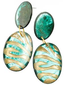 Lilith New: 4430501GREEQ00 LILITH rose gold -emerald stud