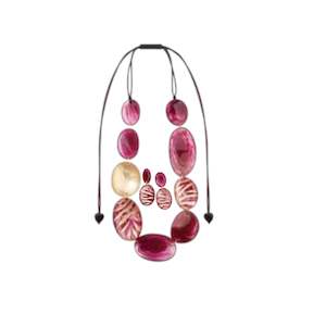 4430101PINKSET LILITH rose gold - magenta adj