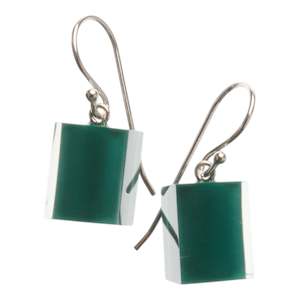 Colourful Beads Earrings: 60105039234Q00 COLOURFULCUBES green short hook