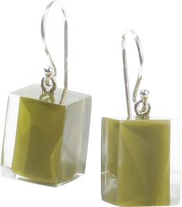 Colourful Beads Earrings: 60105039190Q00 COLOURFULCUBES green short hook