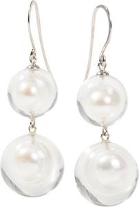 7340501P001Q00 earring BUBBLING PEARL20 2beads shorthook, P001