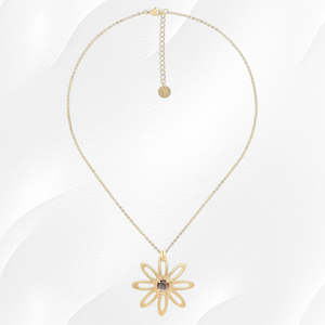 Ori Tao 1: OT1531942 BLOOM   small flower pendant necklace (golden)