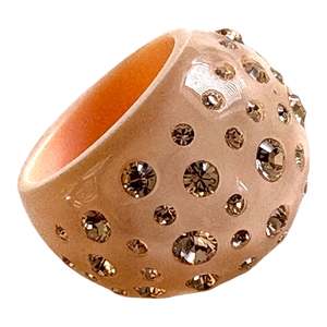 6050602PEAC0L  BRILLIANT Ring Peach Lge