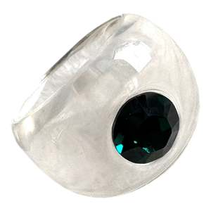 6050603EMERQ0L  Brillant Single stone Emerald Lge