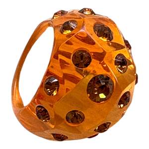 6050602ORANQ0M BRILLIANT Ring Orange Diamante Med