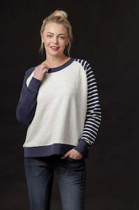 Mi Moso Maeve Sweat - Navy