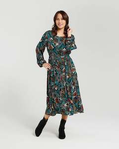 Zafina: Zafina Phaedra Dress - Black Flax