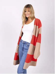Clothing: Leoni Jean Cardi - Stripe
