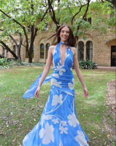 Fiesta Halter Neck Dress