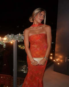 Vacation Collection: Under The Pagoda Maxi Dress | Amber