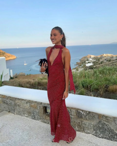 Jasmine Dress | Wine