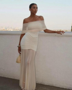 Meshki: Caspian Dress | Ivory