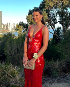 Misha: Sapphire Sequin Dress