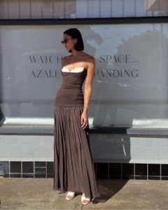 She Is Olla: Nicolette Gown | Espresso