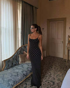 59 Rentals: With Harper Lu Slip Dress | Black Polka