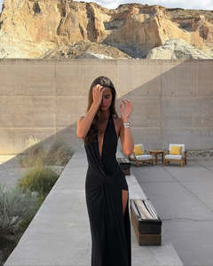 Natalie Rolt Rentals: Winona Gown | Black