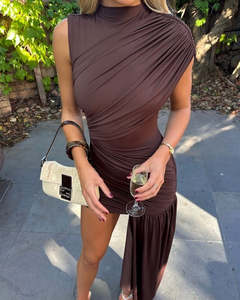 Vacation Collection: Ravenna Mini Dress | Chocolate