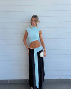 Latest Arrivals: Conni Asym Dress | Arctic Blue