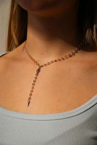 Jaymie Choker Necklace - Rose Gold