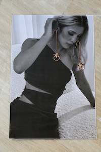 Accessories: Paris Earrings - Rose Gold