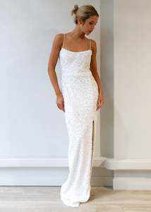 Size 12: Confetti Gown White