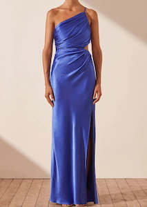 Size 14: Oliviera Asymmetrical Gathered Maxi